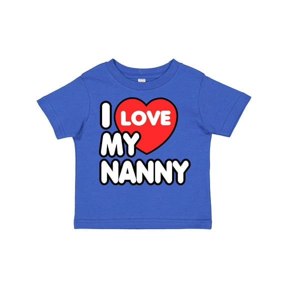Inktastic I Love My Nanny Boys or Girls Toddler T-Shirt