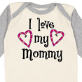 thumbnail image 4 of Inktastic I Love My Mommy- Hearts Boys or Girls Long Sleeve Baby Bodysuit, 4 of 5