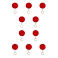 thumbnail image 3 of Matsuzay Fuzzy Ball Llavero Flexible Cómodo Encantador Llaveros Adorable Práctico Llaveros Mujeres para Niños Adultos Ancianos Estudiantes Rojo 10cm Rojo 10cm 10piezas Matsuzay CBP354951, 3 of 3