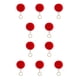 thumbnail image 3 of Monstrate Fuzzy Ball Llavero Llaveros Multi-funcional Multi-colores Llaveros Mujeres para Niños Adultos Ancianos Estudiantes Rojo 10cm Rojo 10cm 10piezas Monstrate CBP354951, 3 of 3