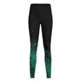 thumbnail image 4 of MKLEKYY Leggings estampados para mujer, pantalones de cintura alta, mallas deportivas para correr, pantalones de yoga con realce, 4 of 4