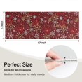 thumbnail image 5 of Red Christmas Snowflake Pattern Kitchen Rug Mat,Kitchen Runner Rugs Non Skid Washable,Decorative Kitchen Floor Mats for Kitchen,Sink,Laundry,17"X47", 5 of 5
