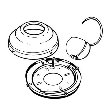 Nickel Sloped Ceiling Adaptors - Sea Gull Lighting 1630 Sloped Ceiling Adaptor