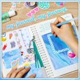 thumbnail image 3 of EIGTHTAIL DIY Journal Kit  Christmas Birthday Gifts for 8 9 10 11 12 13 14 Year Old Girl  Toys for Ages 8-13  Stationery Arts Crafts Journaling Kit  Scrapbook Kit Art Supplies  Pink, 3 of 7