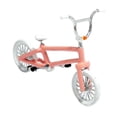 thumbnail image 2 of Escultura de modelo de bicicleta de resina, minibicicleta de carretera, juguetes, colecciones de interior, hogar rosado, 2 of 8