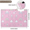 thumbnail image 3 of FORMRS A4 Clipboard Folder with Pen Holder Horizontal Foldable School Office Binder, Ice Cream Rainbow Pattern, 3 of 9