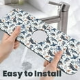thumbnail image 6 of Sikiie Underwater Animals 1 Splash Guard for Sink Faucet-1 PC Super Absorbent Fast Drying Mat Sink Gadgets-Splash Guard for Kitchen, Sink Mat, 6 of 7