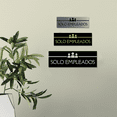 thumbnail image 3 of Signs ByLITA Basic Solo Empleados Sign (Brushed Gold) - Large, 3 of 8