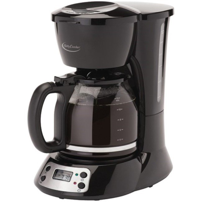 Betty Crocker 12Cup Coffee Maker, Black