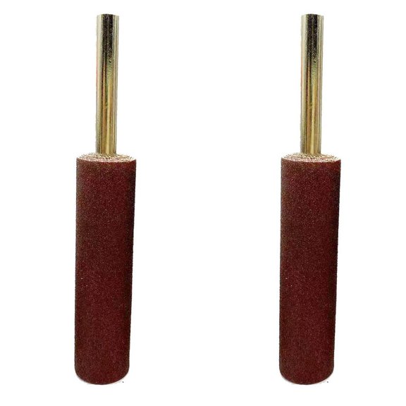 Cylindrical Head Stick Polishing Grinding Abrasive Sanding Bands Sand Paper Steel Shank Sandpaper 80 GRIT