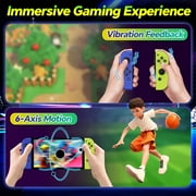 Game Controller Compatible for Switch,Switch Joypad Remote Replacement,Support Dual Vibration,Motion Control,Wake-up Function