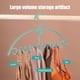 thumbnail image 5 of Organizador de armario con 9 ganchos para calcetines, ropa interior y medias | Almacenamiento multiusos para niños y adultos | Beige, rosa, rojo y azul, 5 of 6