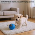 thumbnail image 4 of 2-in-1 Interactive Dog Ball & Feeder Toy, Rechargeable Smart Touch Pet Training Toy, Blue Pineapple, 4 of 7