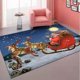 thumbnail image 3 of Alfombra de área redonda de copo de nieve de plástico, alfombrilla de piso de círculo lindo de nieve de Navidad para interiores y exteriores, hecha en China Sincero Hogar, 3 of 6