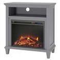 thumbnail image 2 of Ellington Electric Fireplace Accent Table Tv Stand For Tvs Up To 32"-Color:Gray, 2 of 9
