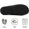 thumbnail image 4 of Sofora by RockDoves Men's Adjustable Wrap Memory Foam Slide Slipper, 4 of 6
