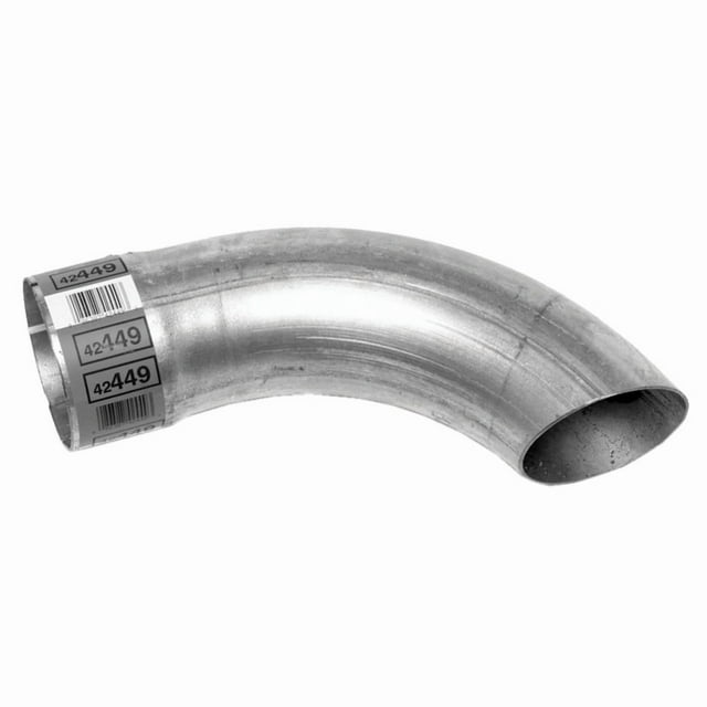 Walker Exhaust Exhaust Tail Pipe Tip 42449 3-1/2 Inch Inside Diameter Inlet; 3 Inch Outside Diameter Outlet; Aluminized Steel; Round; Straight Cut; Straight Edge; 12 Inch Overall Length