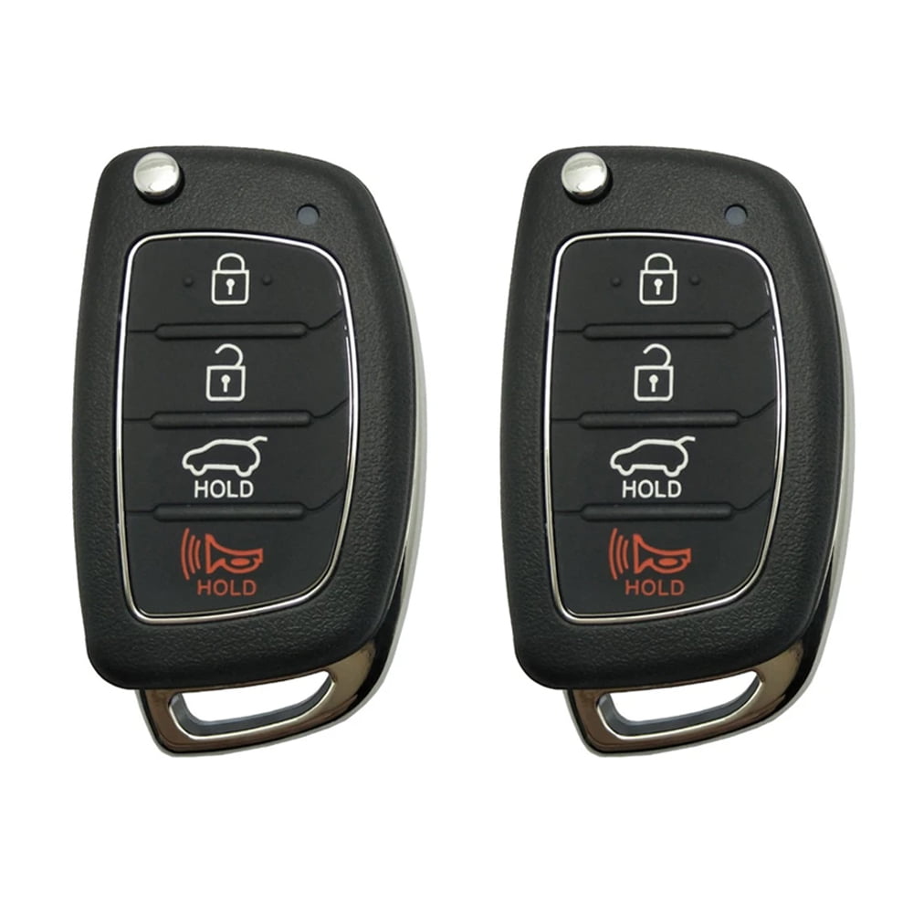 2 Shell Case For 2003 2004 2005 Hyundai Santa Fe Keyless Entry Remote Key Fob 