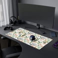 thumbnail image 2 of Desk Mat, Extended Large Gaming Mouse Pad, XXL Keyboard Pad Desktop Protector Mat（31.5x15.75 in）, Mousepad with Non-Slip Rubber Base and Tightly Stitched Edges, Beautiful Floral, 2 of 6