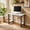 White Black, variant on Kelno 31" Computer Desk Gaming Table Home Office Writing Study Workstation with Sturdy Metal Frame, Rustic Brown