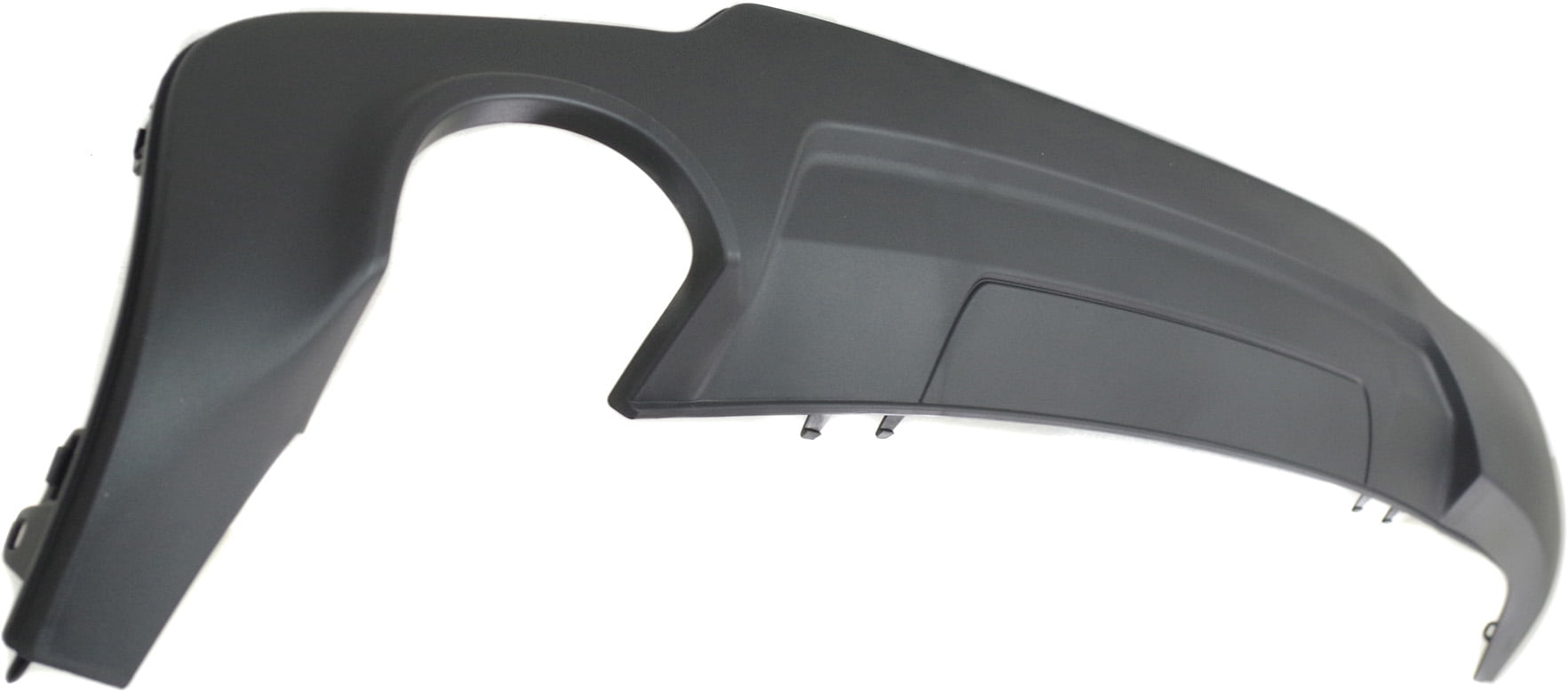 Replacement REPM764302Q Valance Compatible with 2012-2015 Mercedes Benz C250 Rear Lower Panel Textured CAPA Certified