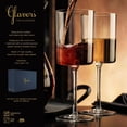 thumbnail image 2 of Glaver’s Square Wine Glasses Thin-Stemmed Crystal Glass Set for Red and White Wine, 16 oz 4-Pack, 2 of 9