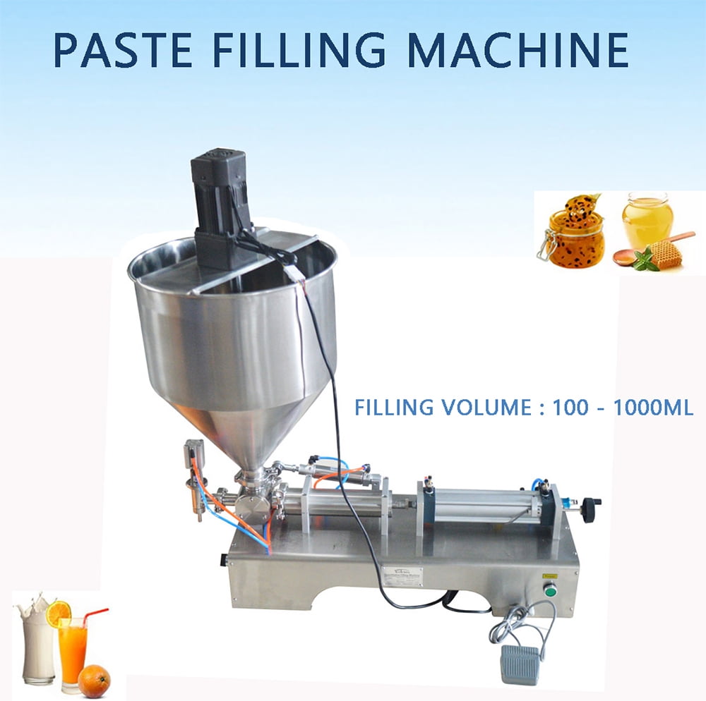 INTBUYING Paste Filling Machine 1001000ml Piston Filler Machine for