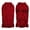 Red, variant on Turtleneck Pet Sweater Dress with Stretchy Ruffled Hem Dog Knit Outfit Warm Winter Cable Knit Pet Clothes For Small Medium Dogs