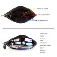 thumbnail image 3 of UTO Small Crossbody Clutch Purse for Women Genuine Leather Ladies Wristlet Wallet Handbag for Daily Traval(Black Quilted), 3 of 6