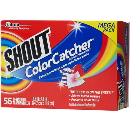 Shout Color Catcher Dye Trapping Sheet, 56 Loads