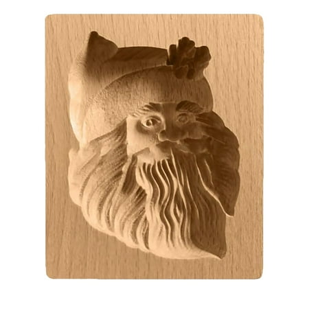 

HAFNFUE Christmas Cookie Wood Cookie Santa Clau Cookie DIY Baked Christmas Food for Kids Boys