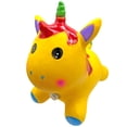 thumbnail image 1 of Montable Inflable Brincolin Musical Niños Unicornio Ecobaby Original Amarillo, 1 of 6