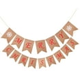 thumbnail image 1 of Merry Christmas Banner Backdrop Cartoon Curtain Decoration DIY Hanging Flags for C, 1 of 5