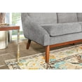 thumbnail image 5 of Office Star Products Davenport Sofa in Charcoal Fabric with Coffee Legs K/D, 5 of 7