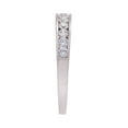 thumbnail image 4 of Gilded Lab Grown Diamond 1/2 ct. T.W. and Sterling Silver Anniversary Band Ring, 4 of 4