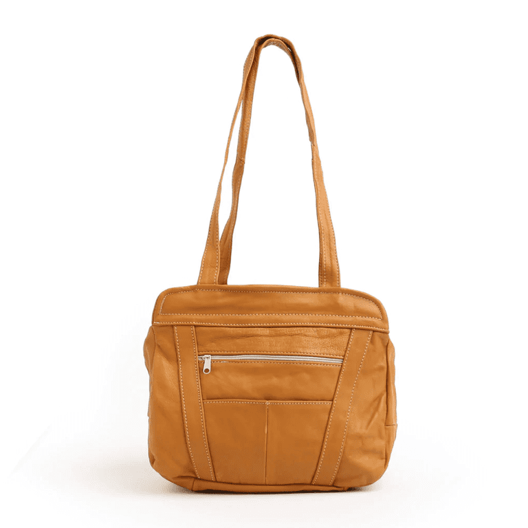 Handbags with 3 zippered compartments hotsell