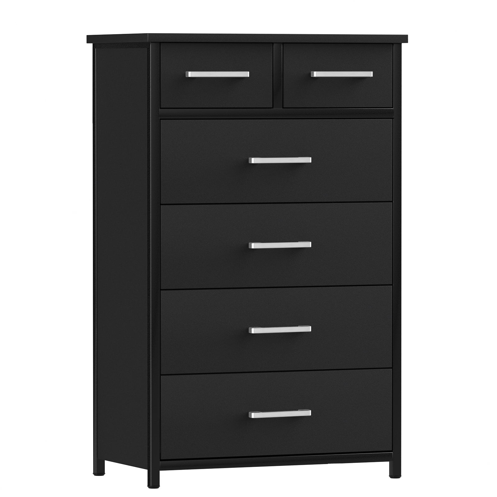 IKENO 6 Drawer Tall Dresser with Sturdy Metal Frame, Industrial Drawer