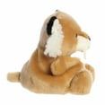 thumbnail image 3 of Aurora - Mini Brown Adorable Stuffed Animal - 5" Ash Saber Tooth Tiger - Palm Pals, 3 of 4