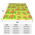thumbnail image 3 of Pofeuu Cartoon Turtles 1 Print Ultra-Soft Micro Fleece Blanket,for Bed Or Sofa,All Season Throw Blankets Flannel Blanket-60"x50", 3 of 7