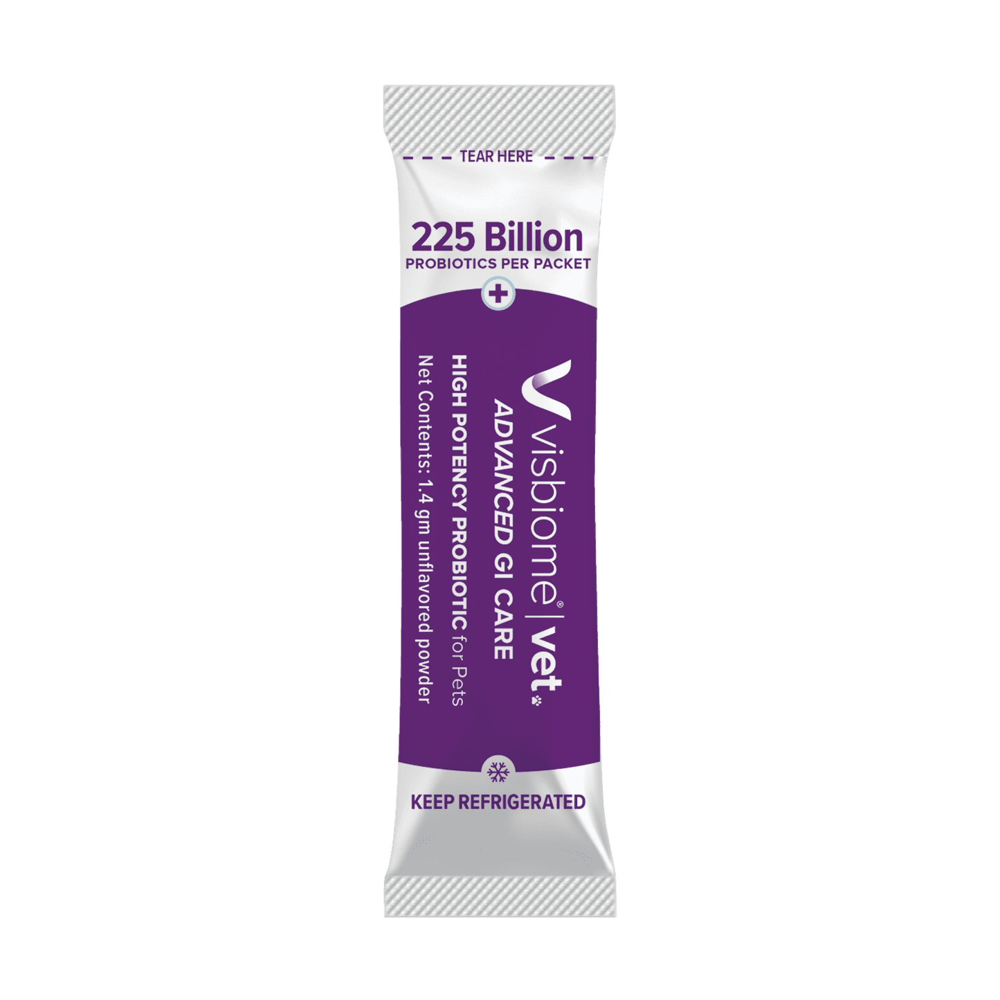Visbiome® Vet Advanced GI Care High Potency Probiotic for Dogs & Cats – 225B CFU – 60 Packets