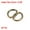 Bronze Tone, variant on Metal D Ring 0.39"(10mm) D-Rings Buckle for Hardware Bags Belts Craft DIY Accessories Bronze Tone, 50pcs