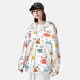 thumbnail image 3 of Balery Colorful Crabs Sudadera ligera de manga larga con capucha y protección solar UPF 50+ para hombre y mujer, ideal para pesca y running-Medium, 3 of 7