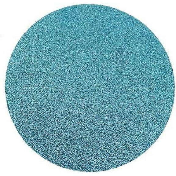 Benchmark Abrasives 5" Premium Zirconia No Hole PSA Discs, Self Adhesive Random Orbital Sander Discs for Sanding Polishing on Metal Wood Fiberglass (10 Pack) - 24 Grit