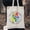 Black, variant on What Makes You Different Is What Makes You Beautiful Tote Bag, Wildflowers Autism Tote, Au