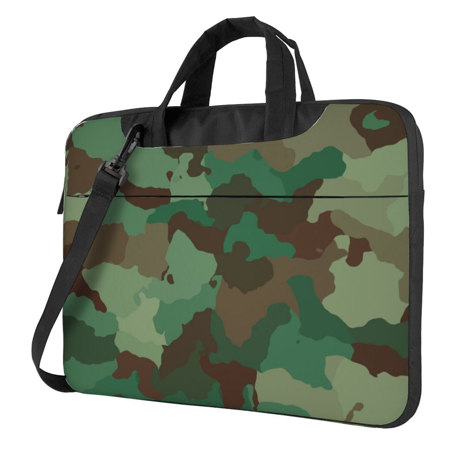 Green Camouflage Laptop Bag, 15.6 inch Laptop or Tablet, Business