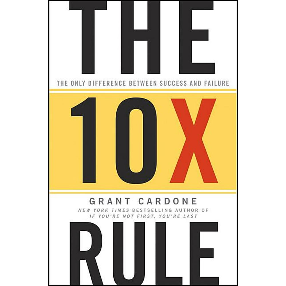 The 10x Rule The Only Difference Between Success and Failure