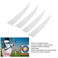 thumbnail image 4 of Feather Vanes, Feather Fletching Stable Flight 4 Inch Simple Control  for Outdoor Arrows for Archery Black,Red,Blue,Green,White,Orange,Yellow, 4 of 7