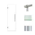 thumbnail image 2 of Transolid Ehta257610c-Bk Elizabeth 76" High X 25" Wide Hinged Semi Frameless Shower Door -, 2 of 7