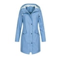 thumbnail image 2 of Chaqueta ligera impermeable Colcomx Chaquetas de mujer con capucha, 2 of 4