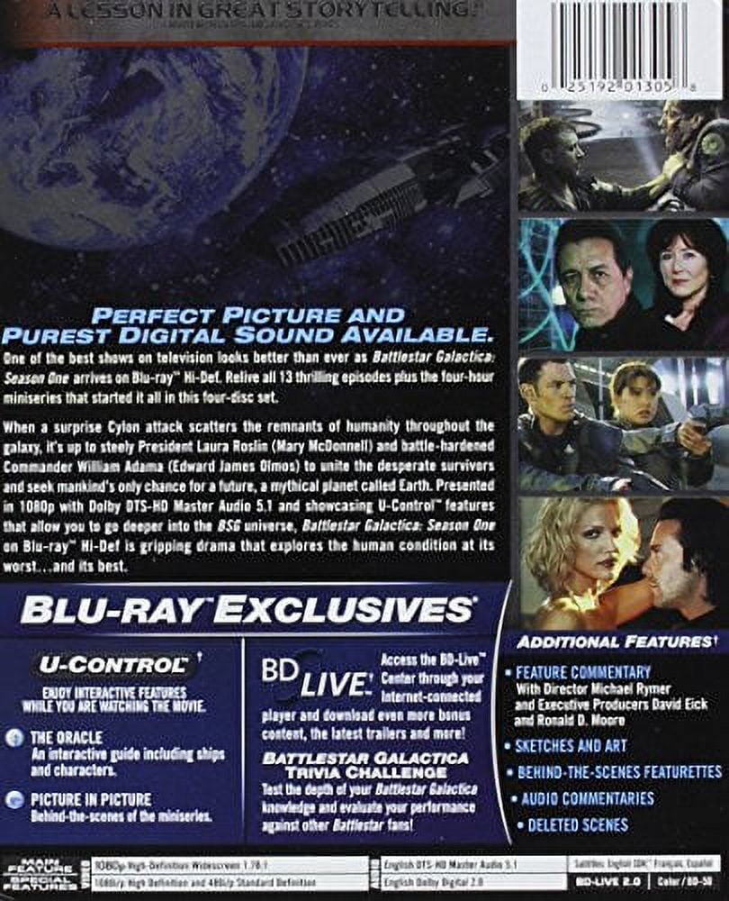 Coffret 4 DVDs série TV - intégrale saison 1 - Battlestar